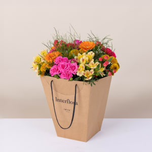 Tutti frutti with flower bag - Tutti frutti et sac cadeau