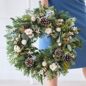 Luxury On Trend Festive Wreath.