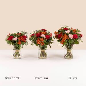 Media 2 - Mixed bouquet of warm orange and red tones