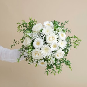 Media 2 - Funeral bouquet with roses and gerberas