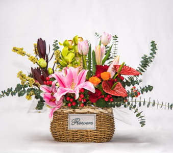 Blossom Harmony Basket Chinese New Year Edition