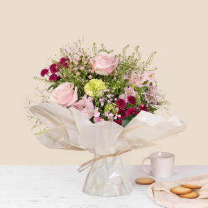 A touch of tenderness and water bubble