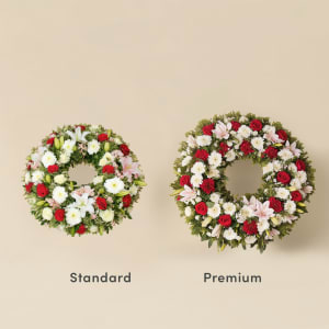 Media 2 - White Premium funeral wreath