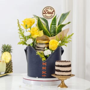 Father\'s Day Sweet Bites and Greenary Arrangement