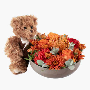 Media 1 - Autumn Bowl orange with Teddy 240522