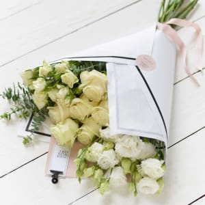 Media 1 - Beautifully Simple Large White Flower Wrap