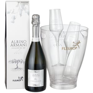 Media 1 - Prosecco Albino Armani DOC (75 cl), inkl. Eiskühler und zwei Flûte-Gläser