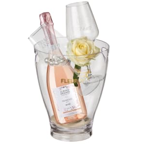 Edle Schönheit mit Prosecco Rosé  Albino Armani DOC (75 cl) inkl. Eiskühler und zwei Connaisseur-Gläsern