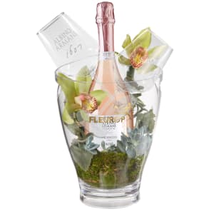 Harmonie der Natur mit Prosecco Rosé Albino Armani DOC (75 cl) inkl. Eiskühler und zwei Connaisseur-Gläsern