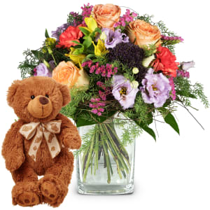 Happy Day mit Teddybär (braun)