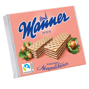 Media 2 - Blumenstrauß Märchen in Rosa mit Manner Neapolitaner Schnitten, 75g