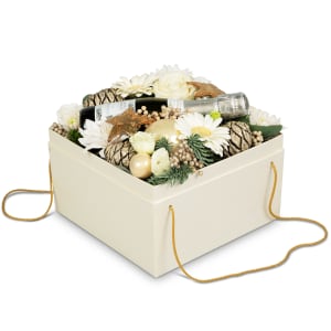 Blumenbox «Einsiedeln» (20 cm) mit Prosecco Albino Armani DOC (20 cl)