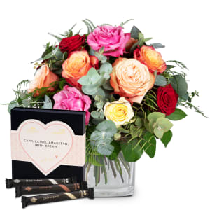 Blumenstrauss «Rosentraum» mit Gottlieber Hüppen «With Love»