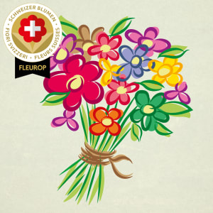 Fleurop Schweizer Blumenstrauss «Überraschig»