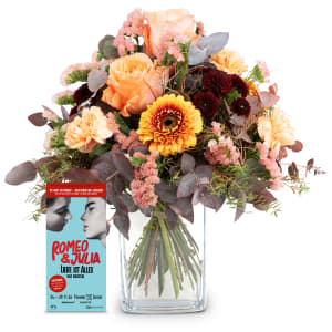 Blumenstrauss «Romeo» mit Gutschein CHF 50.- für das Musical «Romeo & Julia»