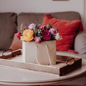 Sac à fleurs «Rêve de roses»
