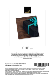 Geschenkgutschein «Happy Birthday» (PDF)