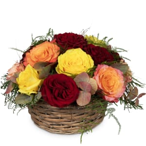 Blumengesteck «Mit tiefem Mitgefühl» (für den Friedhof)