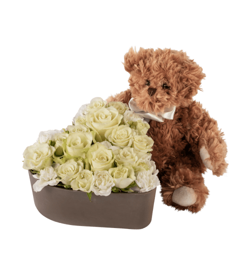 Hugs from Teddy White 242667