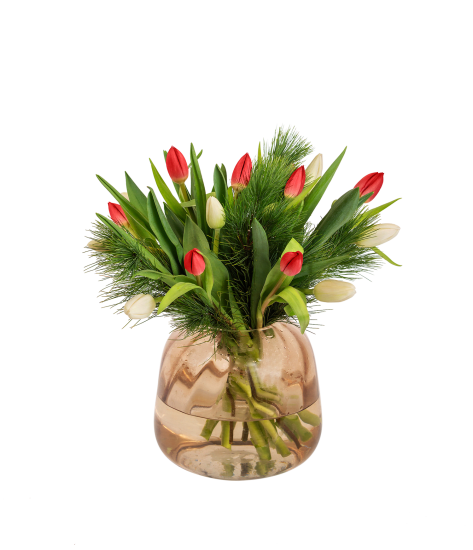 Christmas Tulips with Pine Small 920000