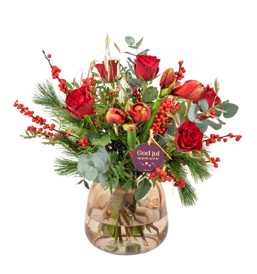 Classic Christmasbouquet Red Medium 240502