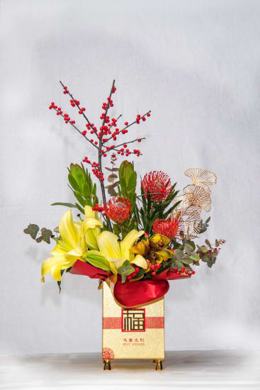 Lunar Elegance Festive Boxed Floral Chinese New Year Edition