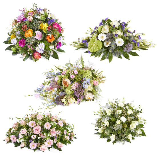 Funeral spray arrangement