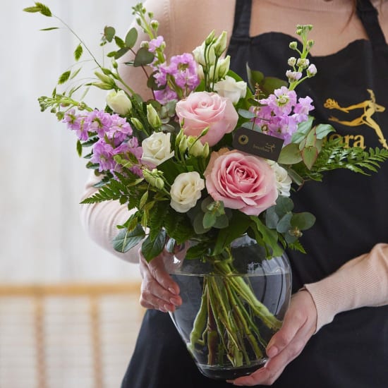 Handcrafted Bouquet in a Vase