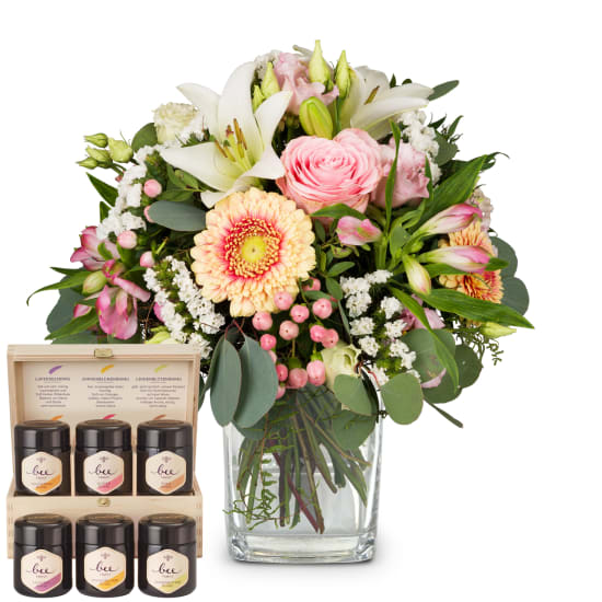 Lily Princess with Bee-Family honey gift set