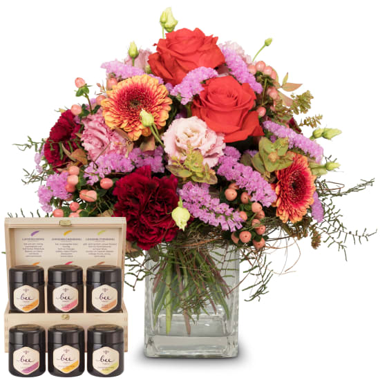 Colorful Wishes Mit Honig Geschenk Set Hier Online Bestellen Lieferung Noch Gleichen Tag