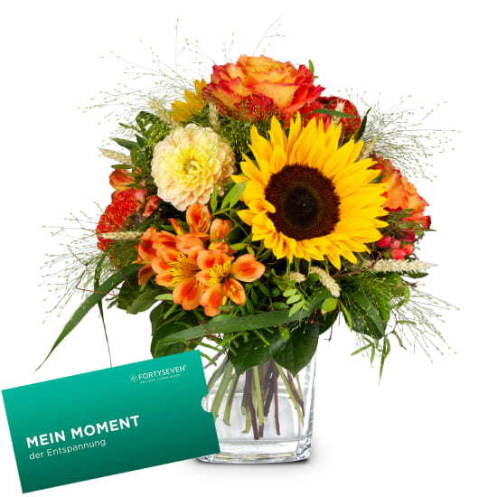 Smiley mit Geschenkkarte CHF 50.- der Wellness-Therme FORTYSEVEN