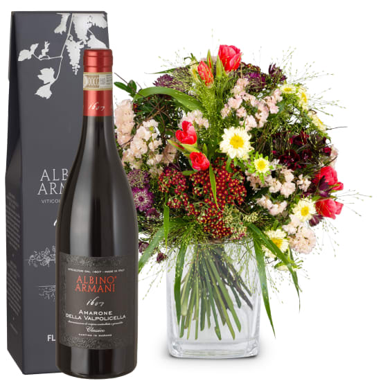 Playful Summer Greeting with Amarone Albino Armani DOCG (75 cl)