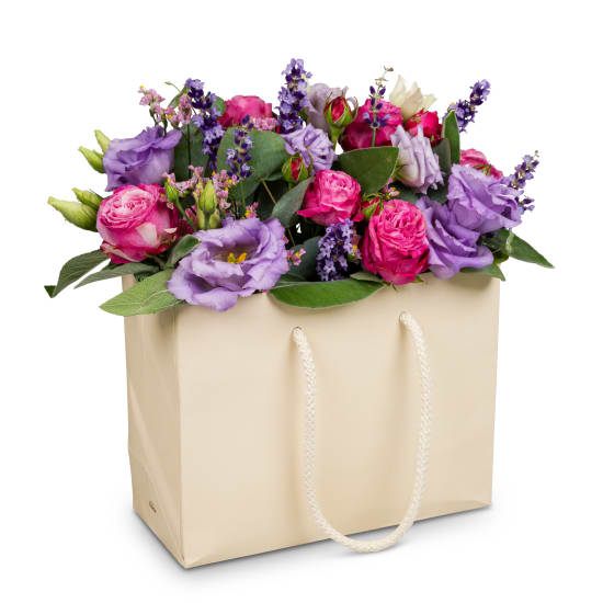 Blumentasche «Lavendel»