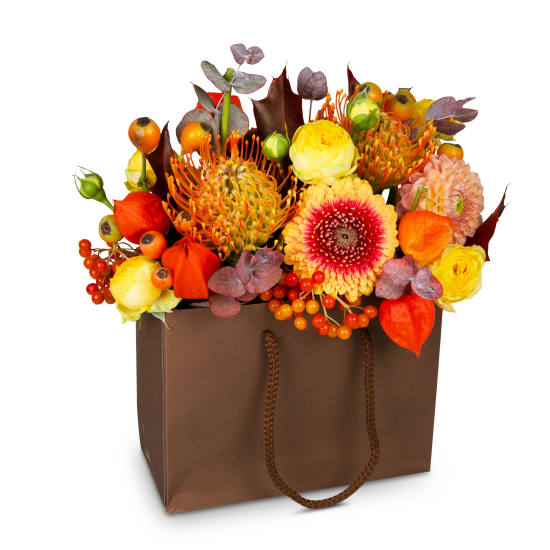 Sac à fleurs «Splendeur de l'automne»