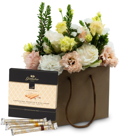 Blumentasche «Blütenglück» mit Gottlieber Hüppen «Special Edition for Fleurop»