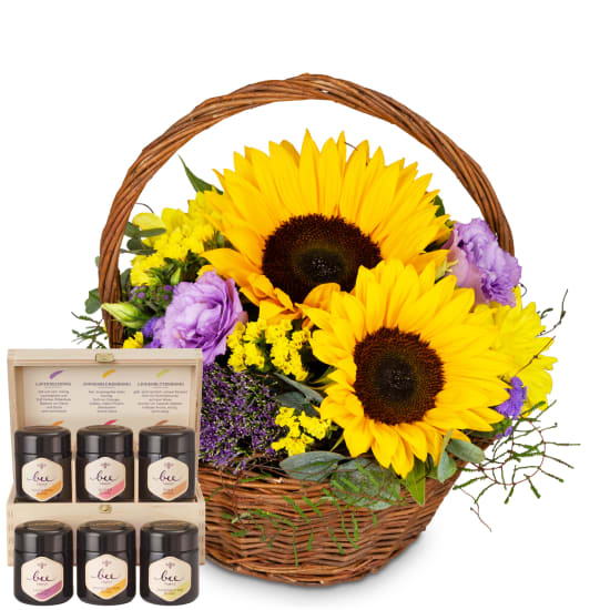 Power of Summer with Bee-Family honey gift set