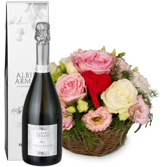 Eine Botschaft voller Liebe mit Prosecco Albino Armani DOC (75 cl)