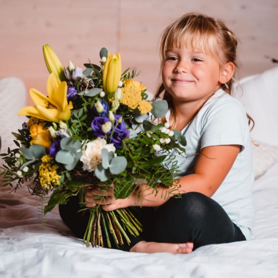 Blumenstrauss «Sommer-Sonne mit Lilien»