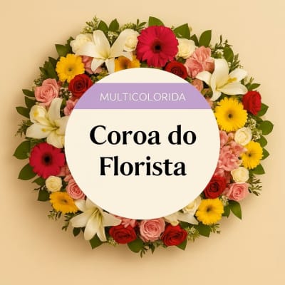 Multicolored Florist\'s Wreath