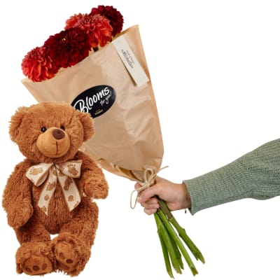 Blooms for you «Michelle» mit Teddybär