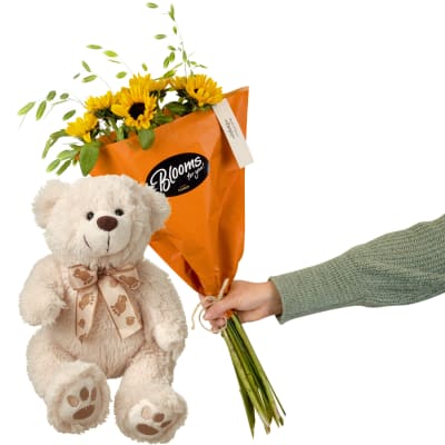 Blooms for you «Sonja» mit Teddybär