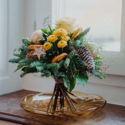Bouquet de fleurs «Hiver doré»