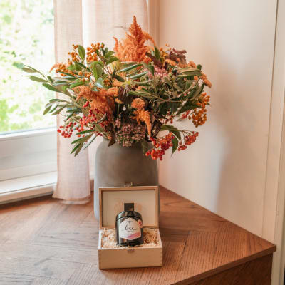 Wiesenstrauss «Autumn Glow» mit Schweizer Blütenhonig von Bee-Family