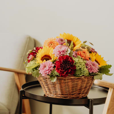 Fleurop Schweizer Blumengesteck «Herbscht-Zauber»