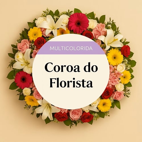 Multicolored Florist\'s Wreath