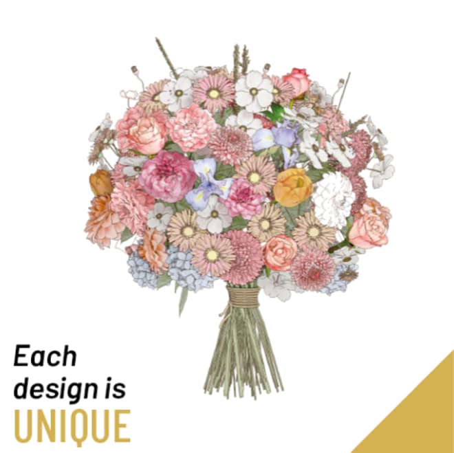 Bouquet of Mixed Seasonal Flowers