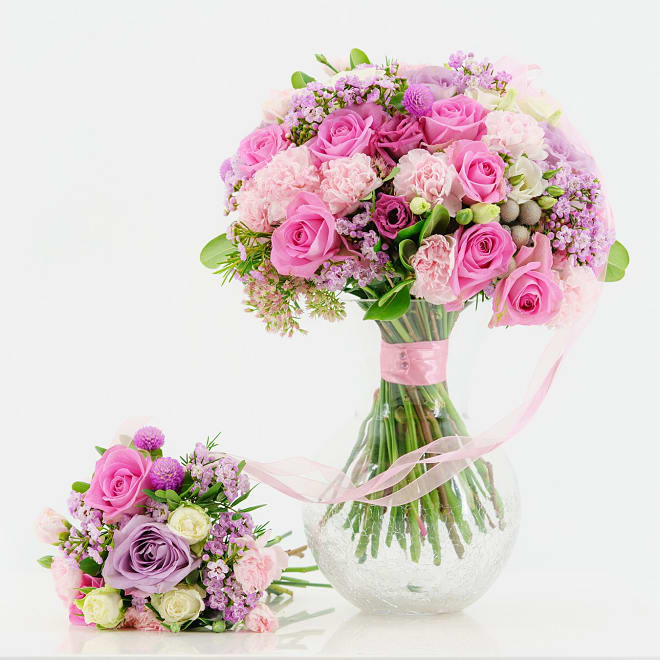 Pink Mom and Baby Bouquet