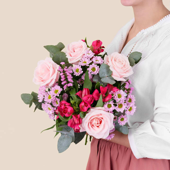 Notes of you -  Sweet bouquet in pink tones