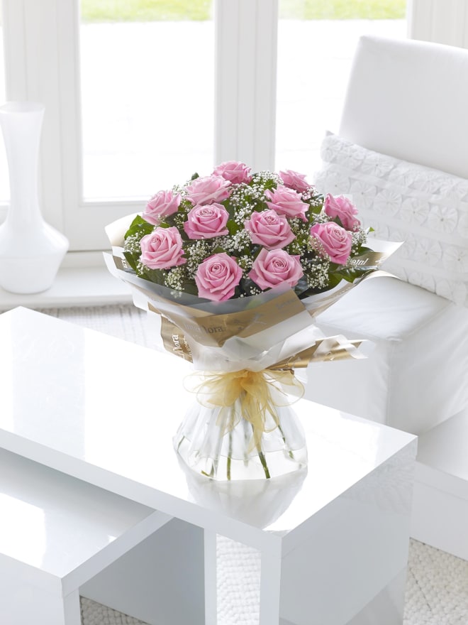 Pink and Rose Hand Tied