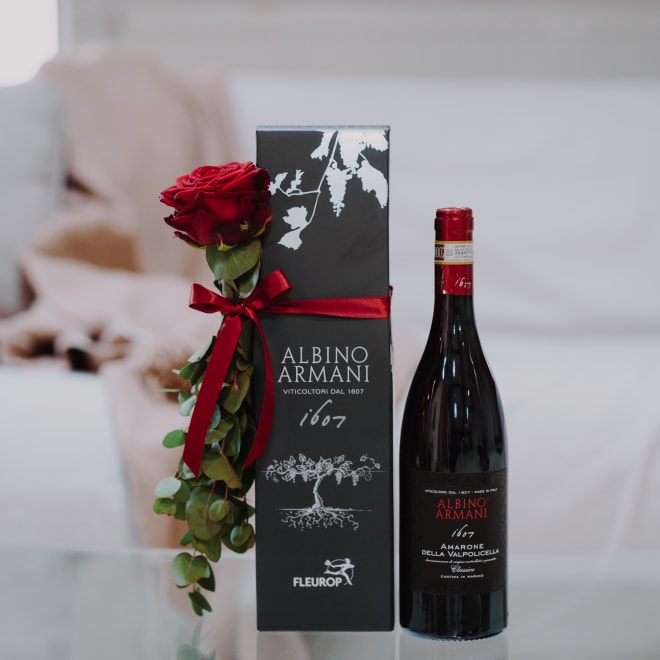 Rotwein «In Love» mit Amarone Albino Armani DOCG (75 cl)